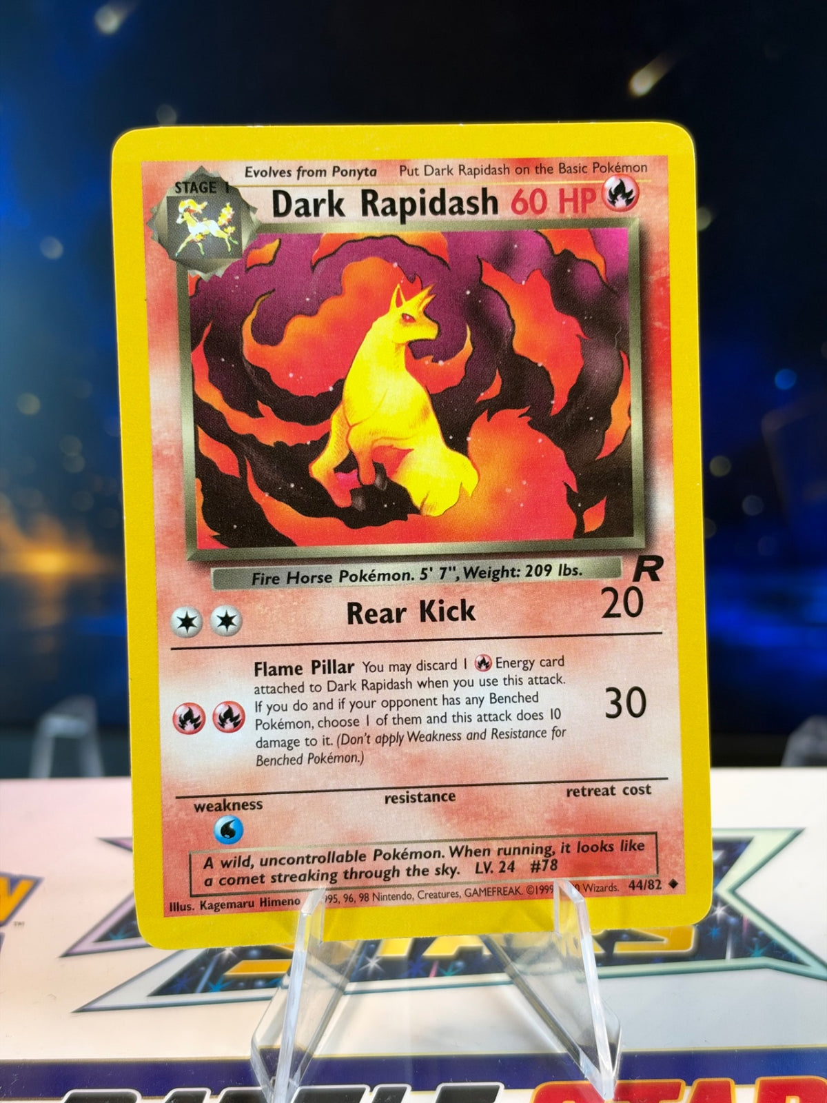 Dark Rapidash - Team Rocket 