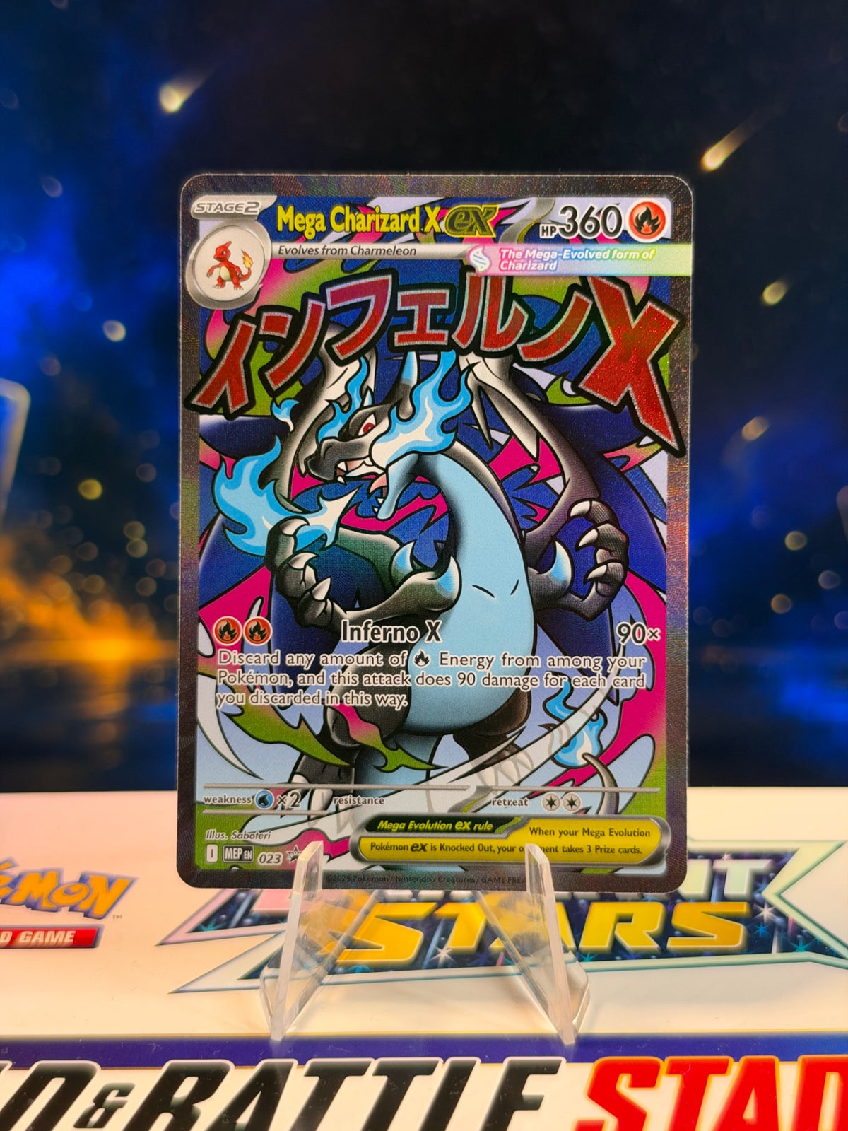 Mega Charizard X ex - Mega Evolution Black Star Promos 