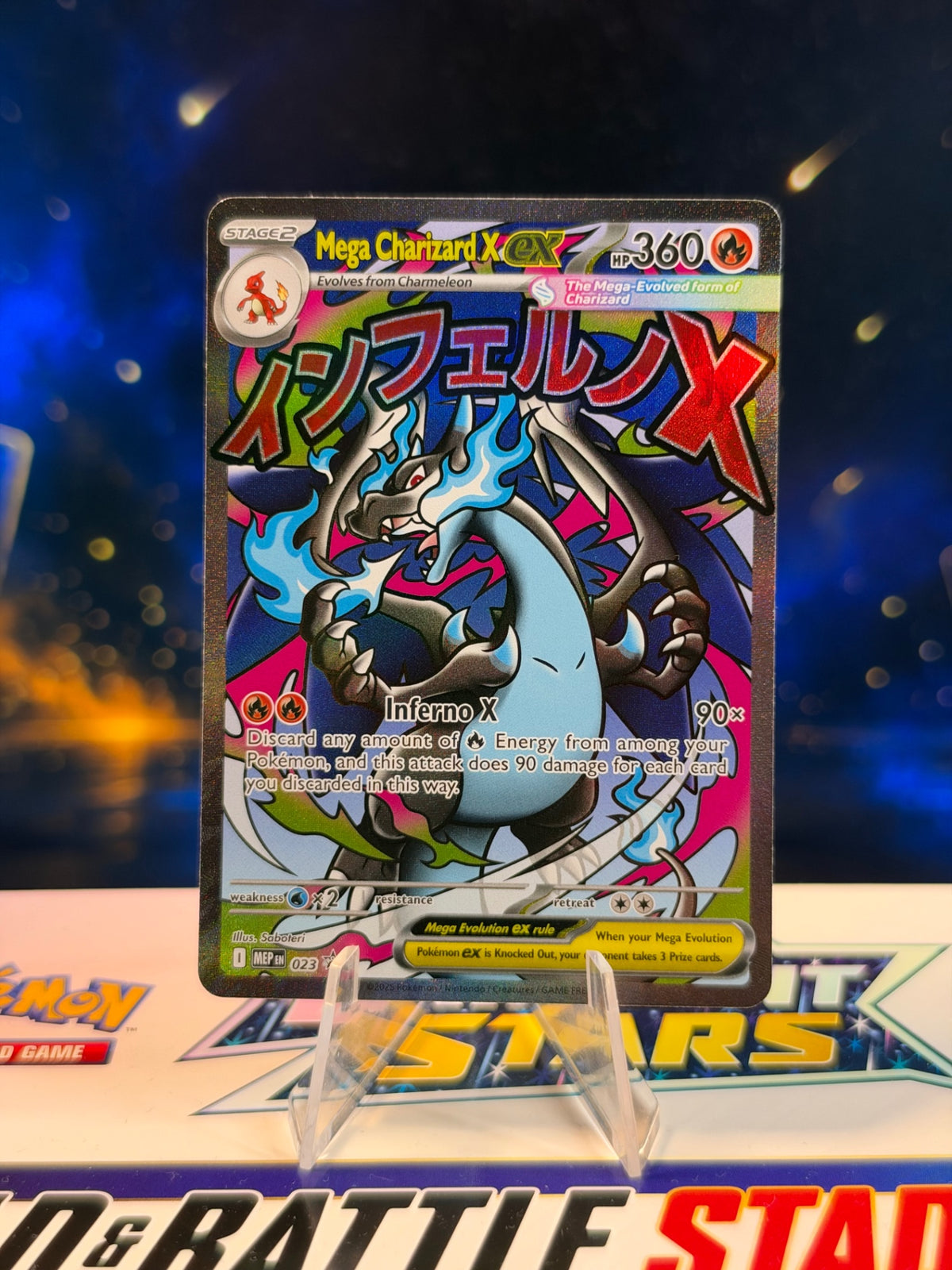 Mega Charizard X ex - Mega Evolution Black Star Promos 