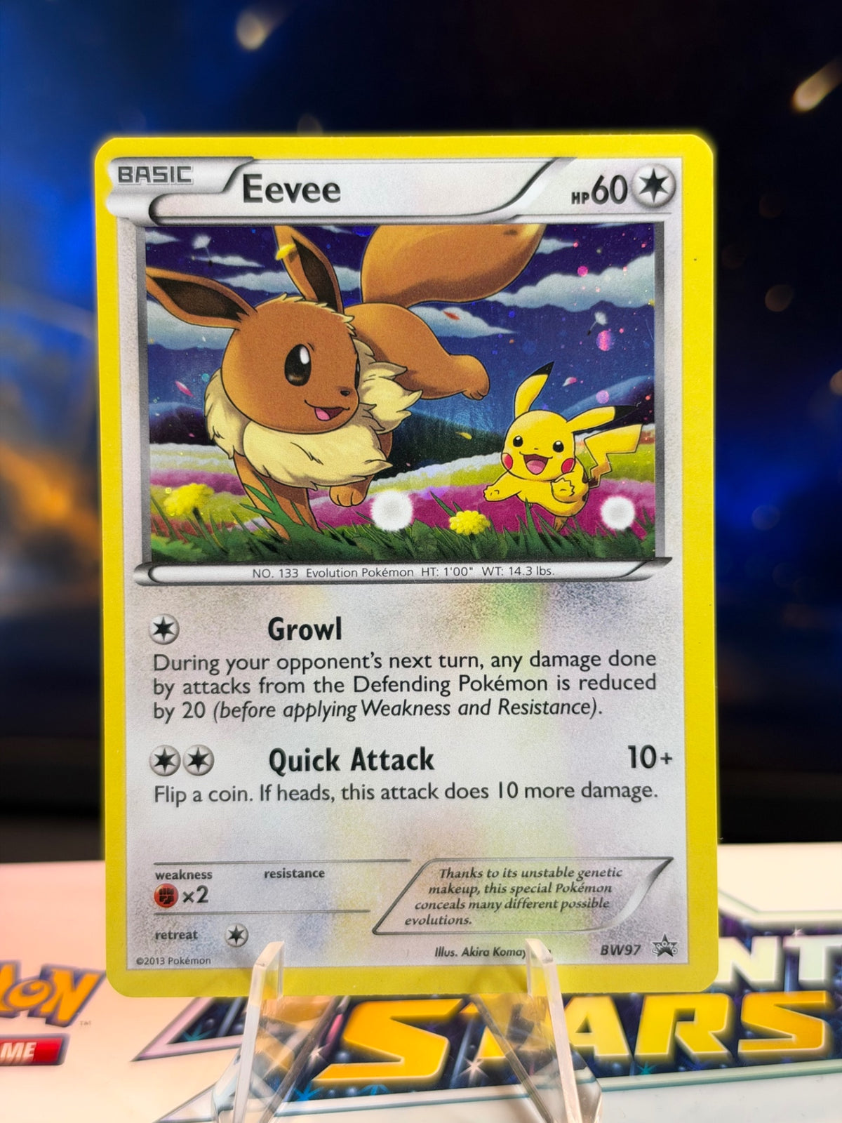 Eevee - BW Black Star Promos 