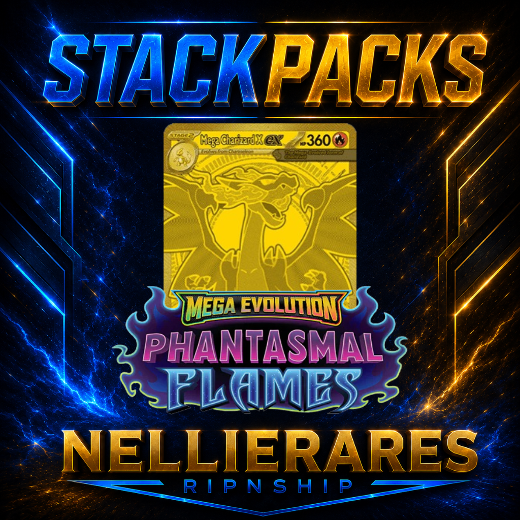 3x Phantasmal Flames Booster pack + (1 st StackVault pack)