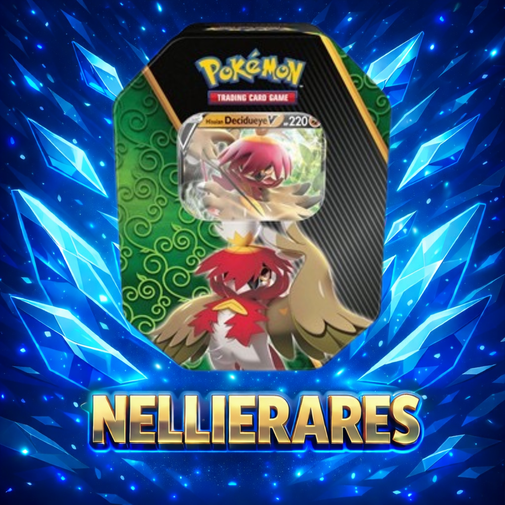 Divergent Powers Tins: Hisuian Decidueye V Tin (EU Version)