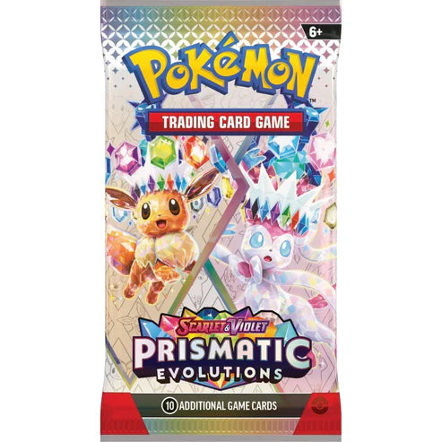 Pokémon: Prismatic Evolutions Booster Pack (Öppnas Live)