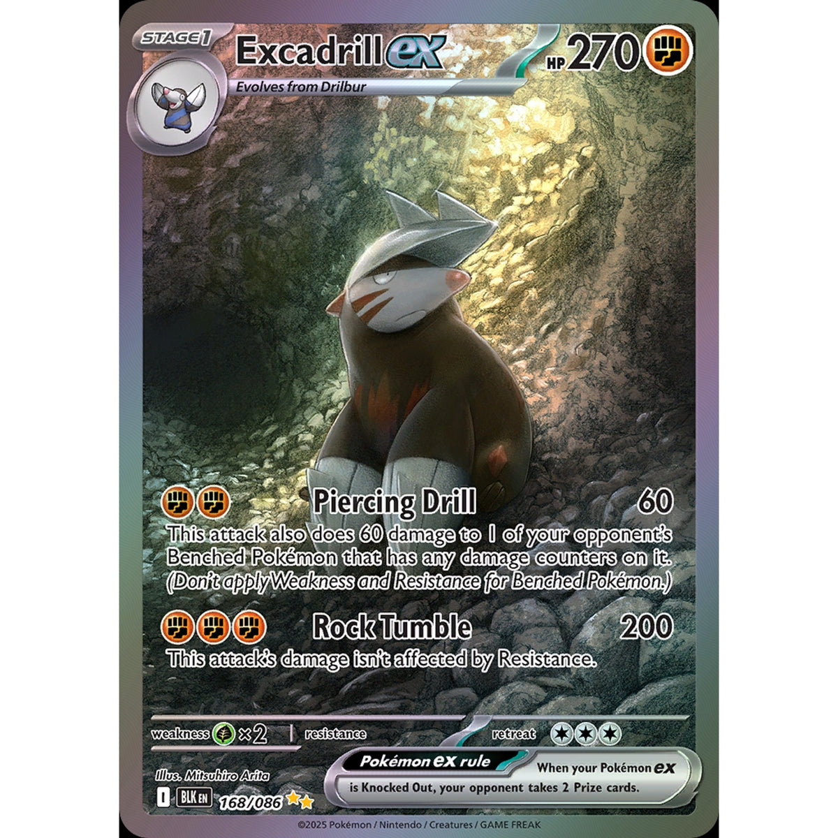 Excadrill ex - Black Bolt 