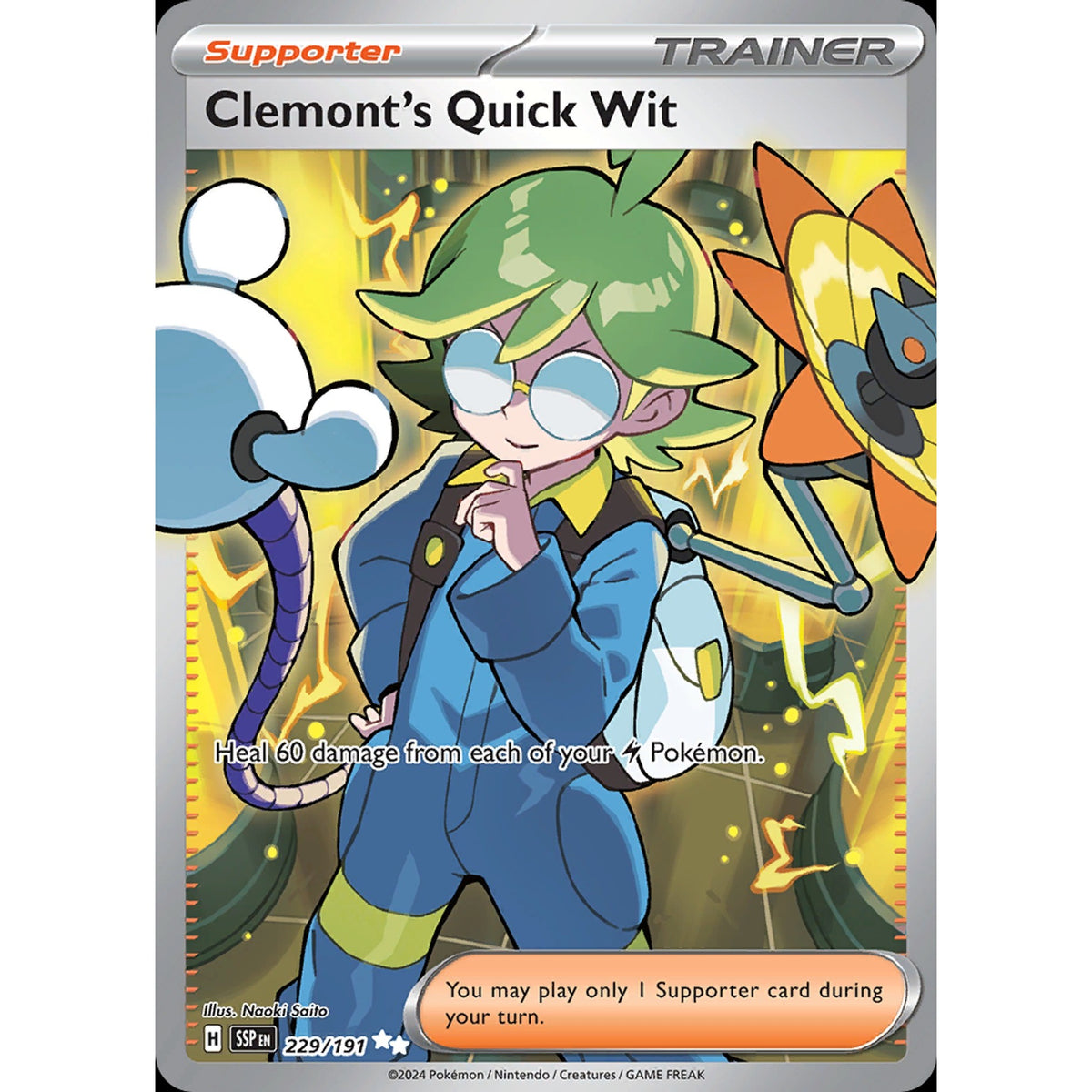 Clemont's Quick Wit - Surging Sparks 