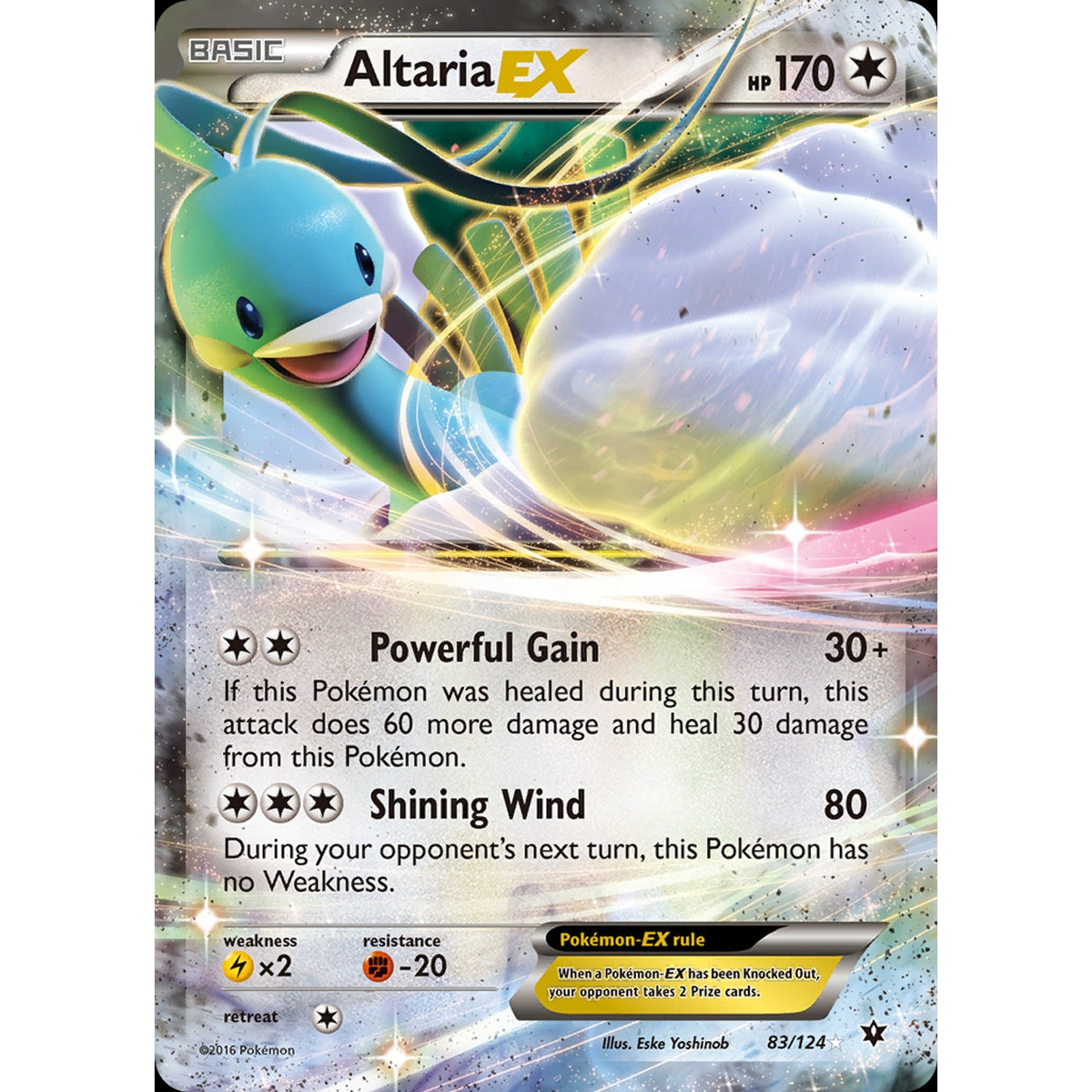 Altaria-EX - Fates Collide 