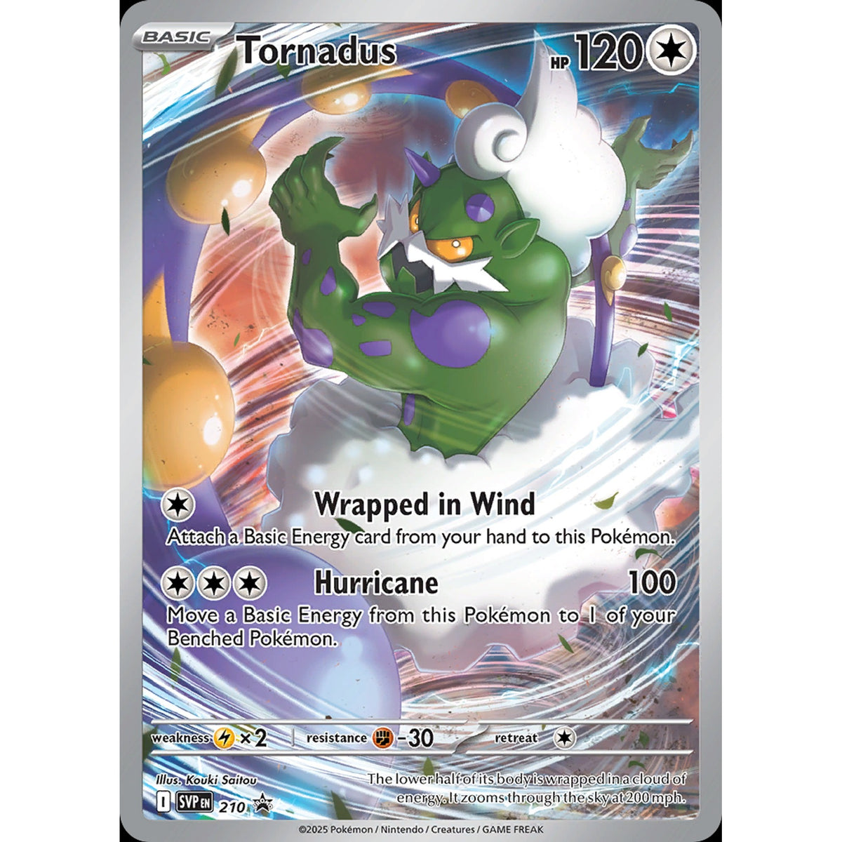 Tornadus - Scarlet &amp; Violet Black Star Promos 