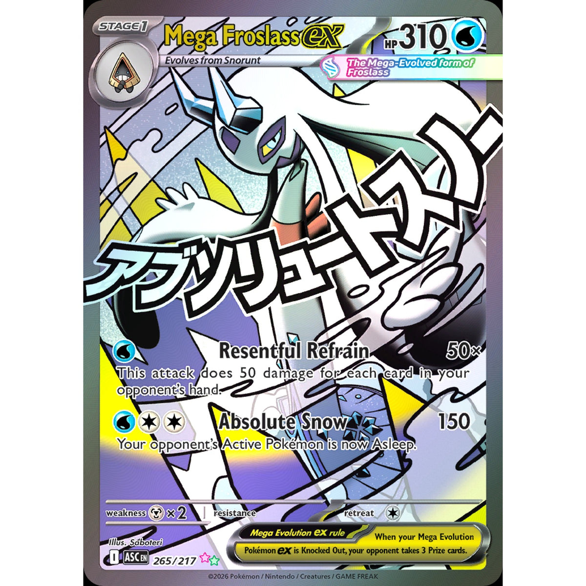 Mega Froslass ex - Ascended Heroes 