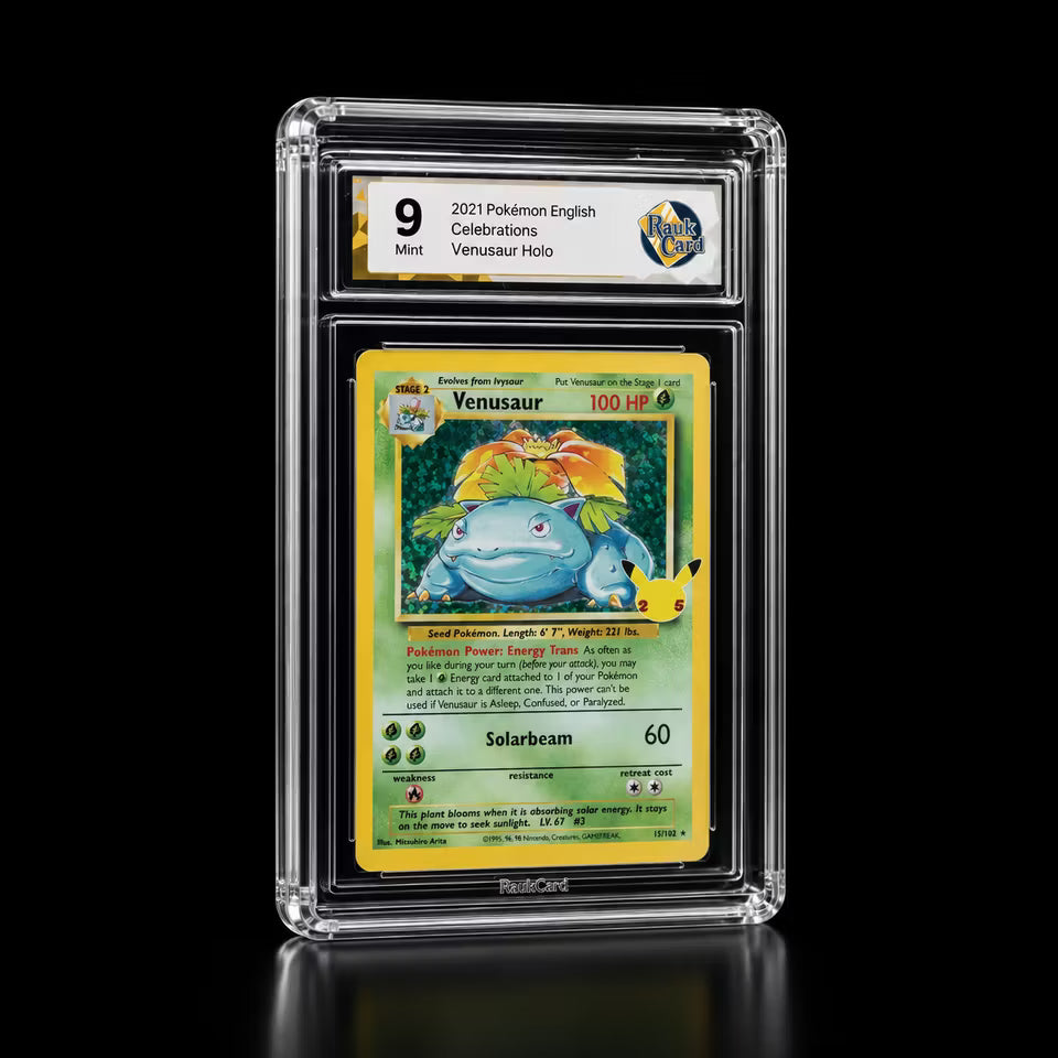 Akrylbox för graderade Pokémonkort – PSA och Raukcard